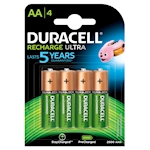 Akku-Batterien Duracell recharge ultra